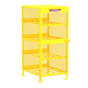 Gas Cylinder Storage Cabinet, Horizontal, 8 Cylinders