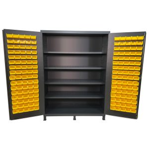 Bin & Shelf Cabinet, Door Bins, 60x84"