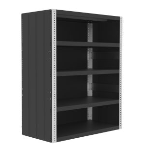 Heavy Duty Shelving, 48x24x60", Enclosed