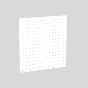 Deluxe Pegboard Wall Panels, 2 panels/pk, 24x24", White