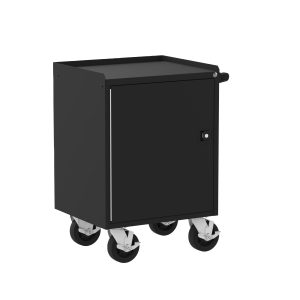 24" Deluxe Mobile Workbench, (1) Door, Black