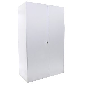 Long Handle Tool Cabinet, includes pegboard insert, 48x78", White