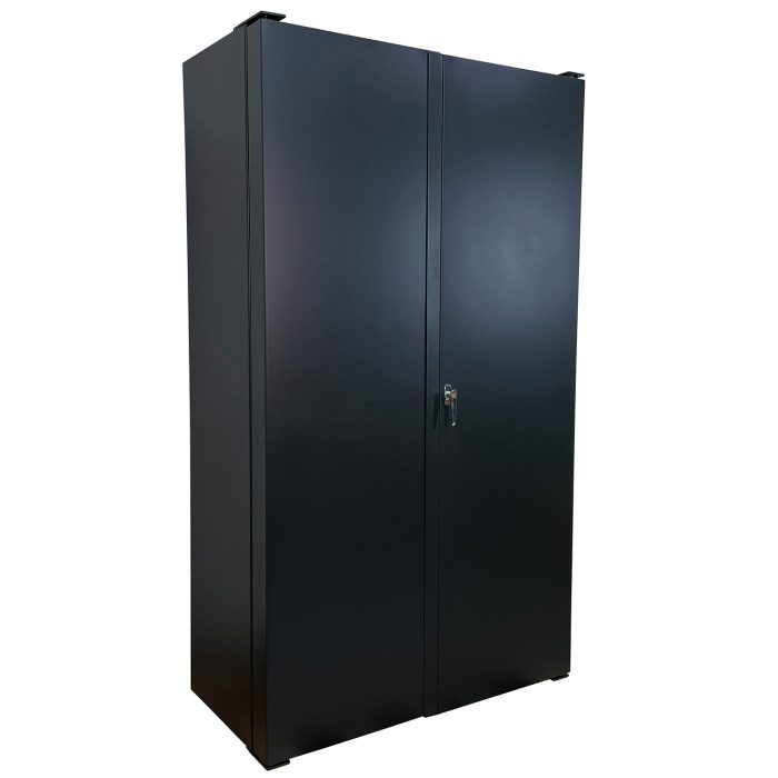 Deluxe Deep Door Cabinet, 36x78", Black