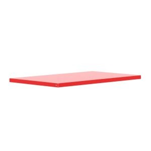 Adjustable Shelf for Security Carts, 48 x 30", Red