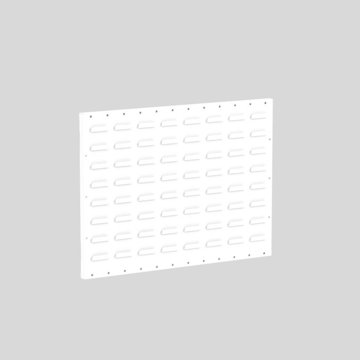Deluxe Louvered Wall Panels, 2 panels/pk, 24x18", White