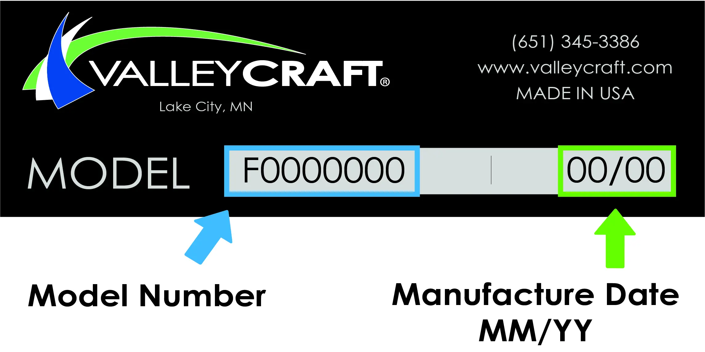 HOWTO_MODEL_MANUFACTURE-01-1 Model Number and Manufacture Date Tag