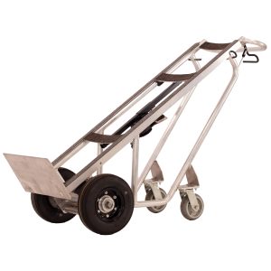 Deluxe 4-Wheel Commercial Hand Truck, Extended Frame